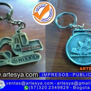llaveros personalizados metalico samag o zamac