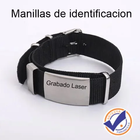 Pulseras de identificación para adultos mayores
