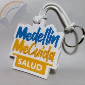 Llavero 2d plastisol Mecanizado