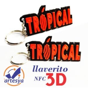 llavero 3d nfc