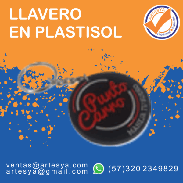 Llavero 2D plastisol Troquelado - Imagen 5
