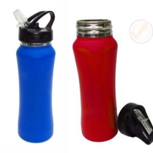 Botilito Metálico Pitillo 650 ml