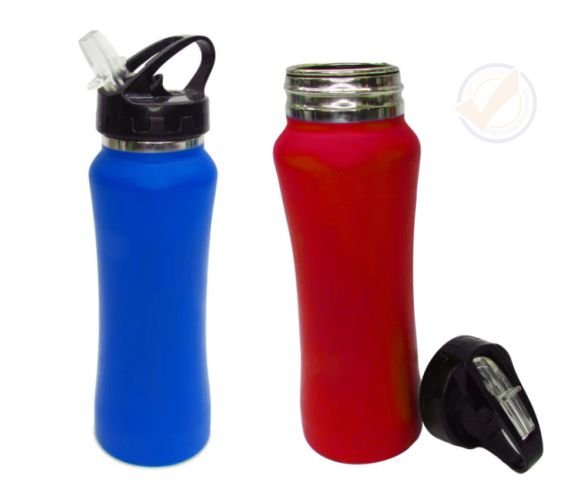 Botilito Metálico Pitillo 650 ml