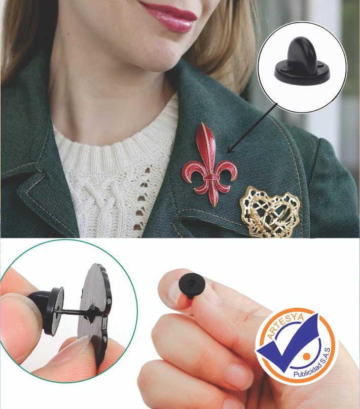 Soporte trasero para pines