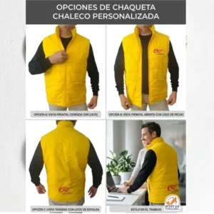 chaleco o chaqueta personalizado