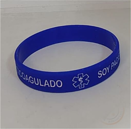 manilla anticoagulado azul