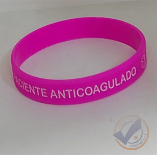 manilla anticoagulado fucxia