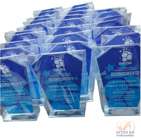 Trofeo o Galardón Acrílico