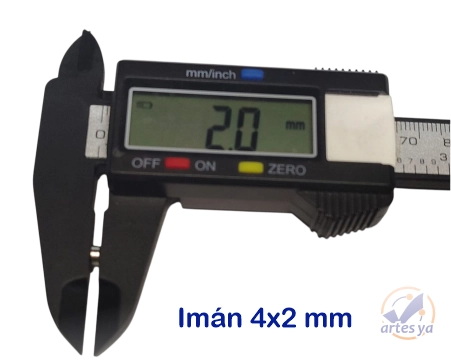 Iman Neodimio 4 mm X 2 mm