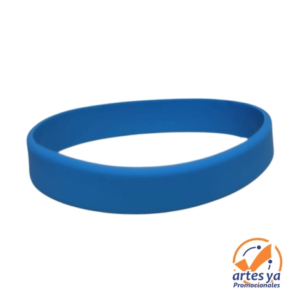 azul claro manilla silicona