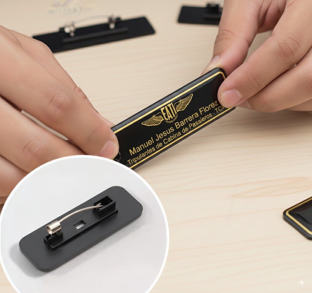 Identificador Plástico Gancho