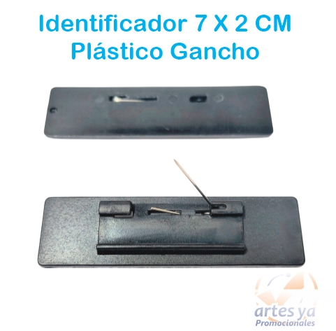 IDENTIFIADOR PLASTICO CON GANCHO