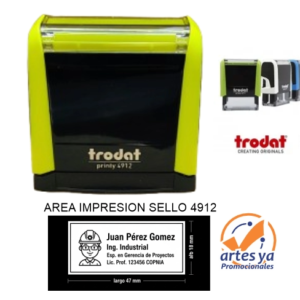 sello trodat 4912 -personalizado