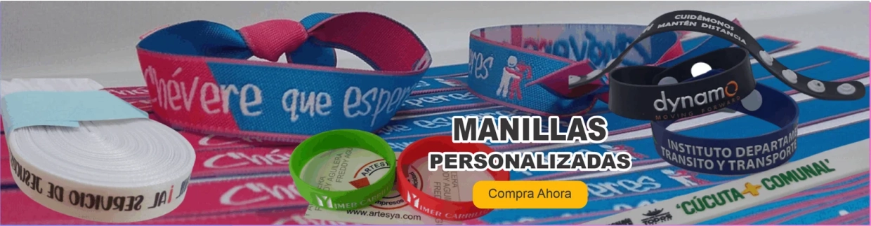 manilla personalizada para eventos y empresas