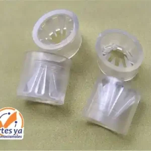 Broche transparente para Manilla en Tela